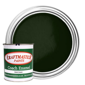 Craftmaster Coach Enamel Boat Paint in Dark Green (1 Litre)