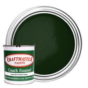 Craftmaster Coach Enamel Boat Paint in Deep Brunswick Green (1 Litre)