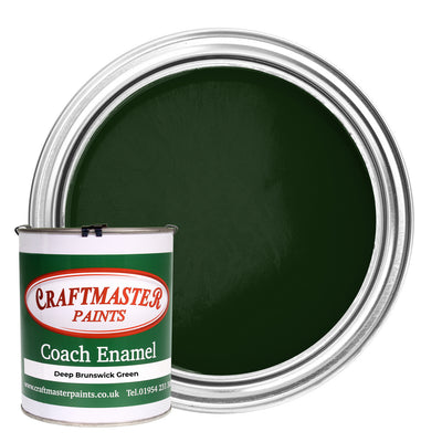 Craftmaster Coach Enamel Boat Paint in Deep Brunswick Green (1 Litre)