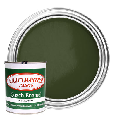 Craftmaster Coach Enamel Boat Paint in Favourite Green (1 Litre)