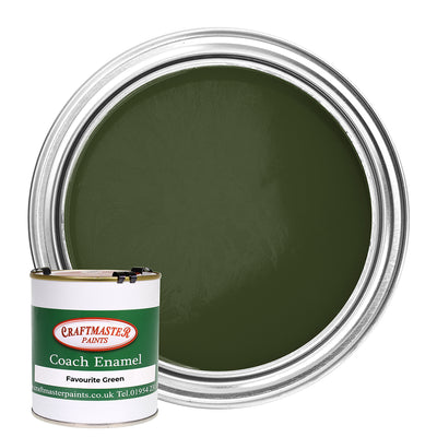 Craftmaster Coach Enamel Boat Paint in Favourite Green (500ml)