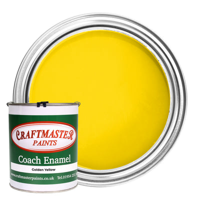 Craftmaster Coach Enamel Boat Paint in Golden Yellow (1 Litre)