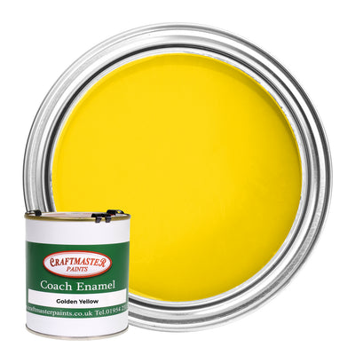 Craftmaster Coach Enamel Boat Paint in Golden Yellow (500ml)