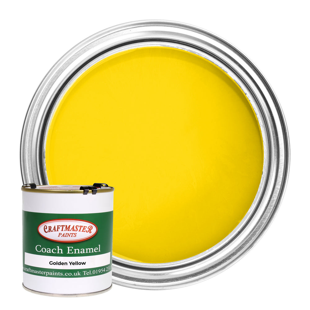Craftmaster Coach Enamel Boat Paint in Golden Yellow (500ml)