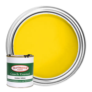 Craftmaster Coach Enamel Boat Paint in Golden Yellow (500ml)