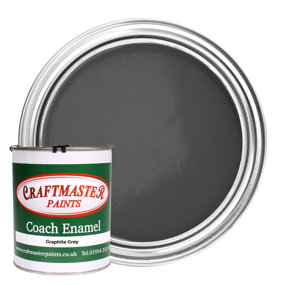 Craftmaster Coach Enamel Boat Paint in Graphite Grey (1 Litre)