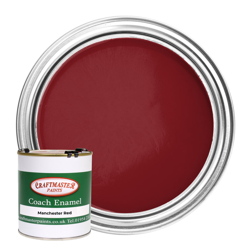 Craftmaster Coach Enamel Boat Paint in Manchester Red (500ml)