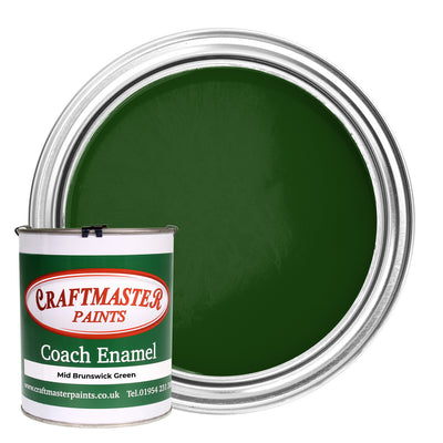 Craftmaster Coach Enamel Boat Paint in Mid Brunswick Green (1 Litre)