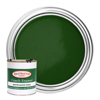 Craftmaster Coach Enamel Boat Paint in Mid Brunswick Green (500ml)