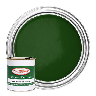 Craftmaster Coach Enamel Boat Paint in Mid Brunswick Green (500ml)