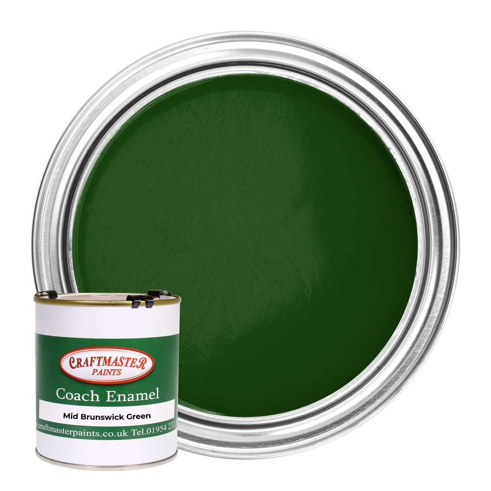 Craftmaster Coach Enamel Boat Paint in Mid Brunswick Green (500ml)