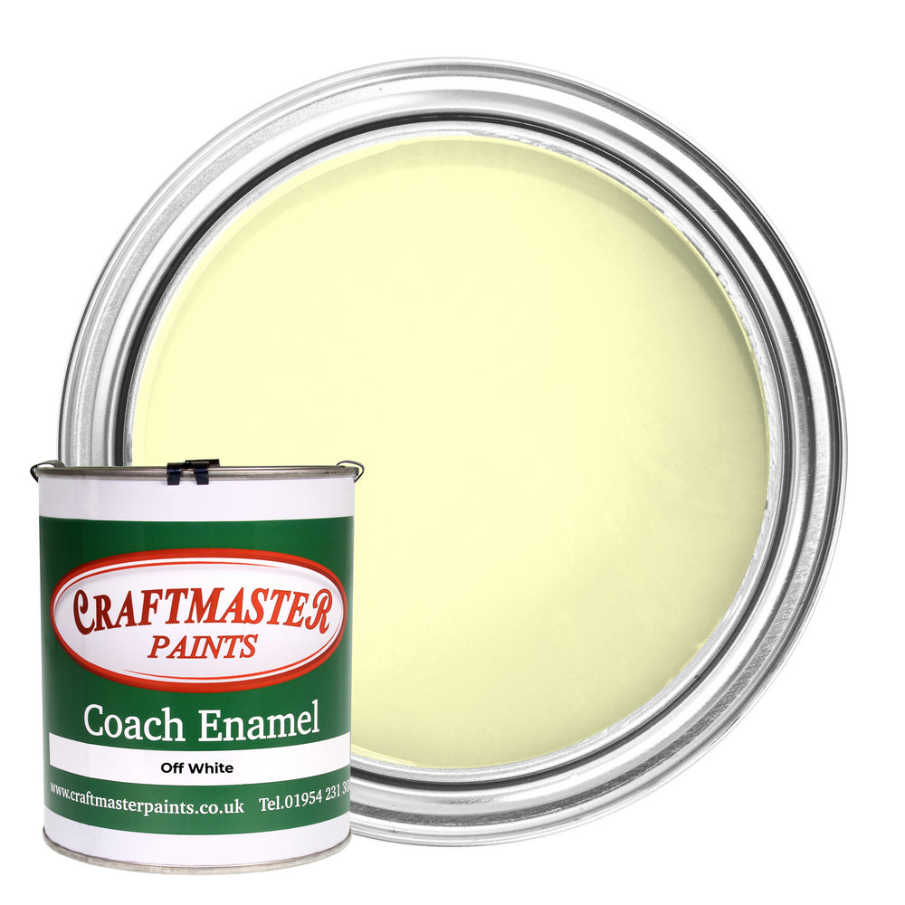 Craftmaster Coach Enamel Boat Paint in Off White (1 Litre)
