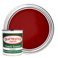 Craftmaster Coach Enamel Boat Paint in SC Crimson (1 Litre)