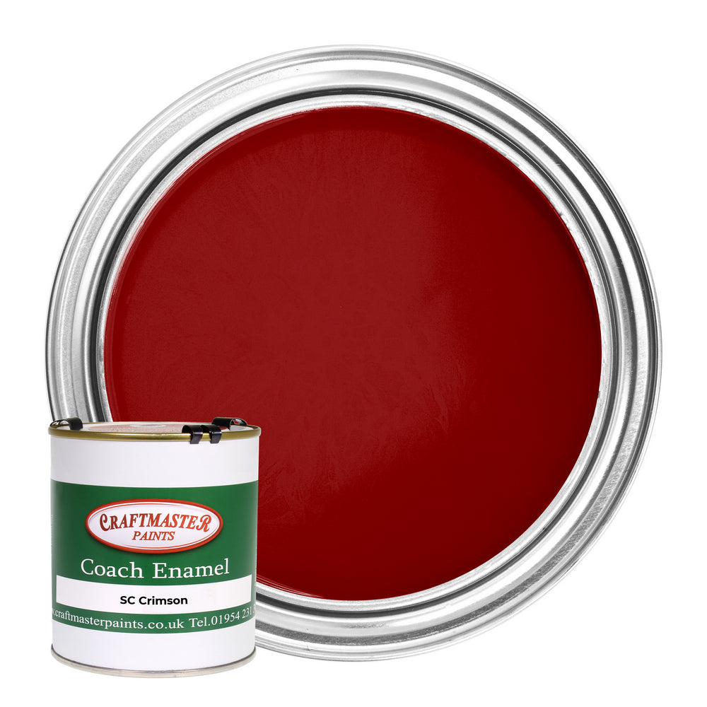 Craftmaster Coach Enamel Boat Paint in SC Crimson (500ml)