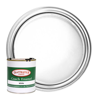 Craftmaster Coach Enamel Boat Paint in White (500ml)