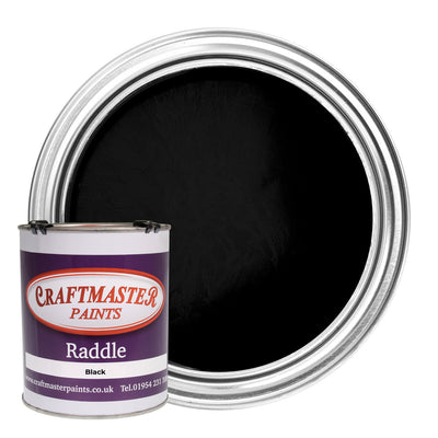 Craftmaster Raddle Enamel Deck/Roof Paint Black (1 Litre)