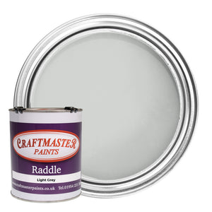 Craftmaster Raddle Enamel Deck/Roof Paint Light Grey (1 Litre)