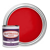 Craftmaster Raddle Enamel Deck/Roof Paint Red (1 Litre)
