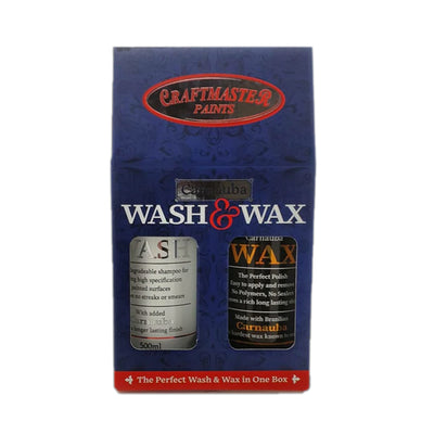 Craftmaster Carnauba Wash and Wax Set (2 x 500ml)