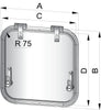 VETUS Planus ventilation hatch (PLA30L)