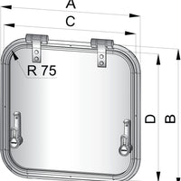 VETUS Planus ventilation hatch (PLA30L)