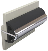 VETUS Vinyl rubbing strake, dark grey, POLY4S 40 x 31 mm