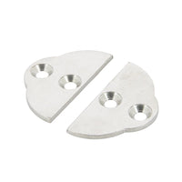VETUS Set of 2 stainless steel end pieces for rubbing strake type POLY4S