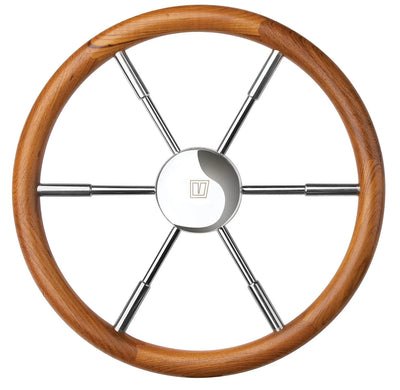 VETUS steering wheel with teak rim, 600 mm