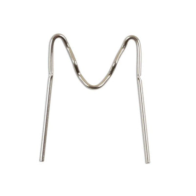 POWER-TEC M SHAPED STAINLESS STEEL STAPLES 0.6mm 100PCS