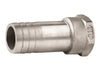 VETUS Hose connector, stainless steel, female thread, G1'', hose Ø 25 mm