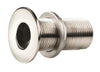 VETUS Thru-hull, stainless steel, flush flange, polished finish, G1''