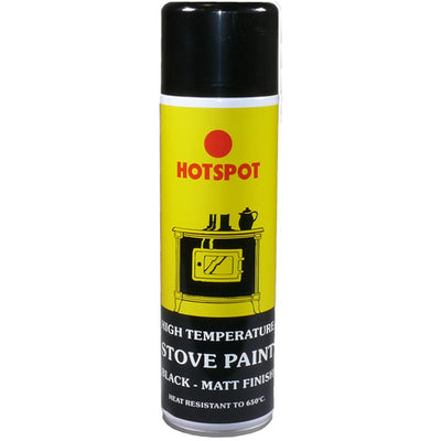 Hotspot High Temperature Black Aerosol Stove Paint - 450ml