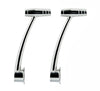 VETUS Topmount lever st.steel grib, twin (aligned)