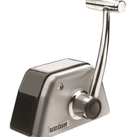 VETUS Single lever remote control, top mounting, with stainless steel (AISI 316) handle and T-bar and blac