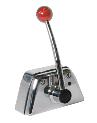 VETUS Single lever remote control, top mounting, with stainless steel (AISI 316) handle and housing