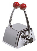 VETUS Twin lever remote control, top mounting, with stainless steel (AISI 316) handle and housing
