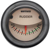 VETUS rudder position indicator, cream, 12/24V, cut-out size 52mm