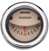 VETUS rudder position indicator, cream, 12/24V, cut-out size 52mm (RPI1800W)