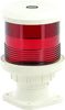 VETUS All round navigation light, red, base mounting, with black housing