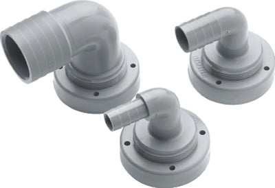 VETUS Hose connection, 19mm diameter, right-angled for rigid tanks