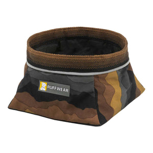 Ruffwear Quencher™ Dog Bowl with Moonlight Mountains Print (Medium)