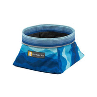 Ruffwear Quencher™ Dog Bowl with Coastal Mountains Print (Medium)