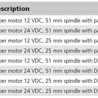 VETUS wiper motor, 24 V, 50 mm, spindle with parallel end, 2 speed (RW02A)