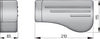 VETUS plastic cover for wiper motor DIN and RW, grey (RWCG)