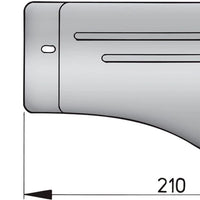 VETUS plastic cover for wiper motor DIN and RW, grey (RWCG)