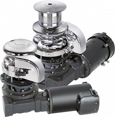 Regal RG5 3024DY - 3000W Windlass for 24V Systems with 12mm gypsy With drum Ø 170 mm and left chain pipe