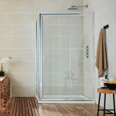 AG Sliding Single Shower Door with Aluminium Frame