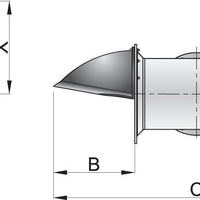 VETUS Extension kit for stern thruster, 250mm (SDKIT250)