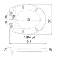 AG Universal Soft Close Top Fix Toilet Seat (White)