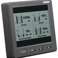 VETUS graphic display for tank level indication